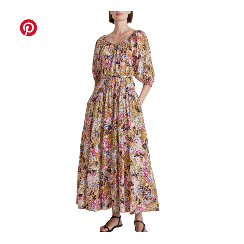 NWT Apiece Apart Tilton Maxi Dress, 100% cotton, XS
